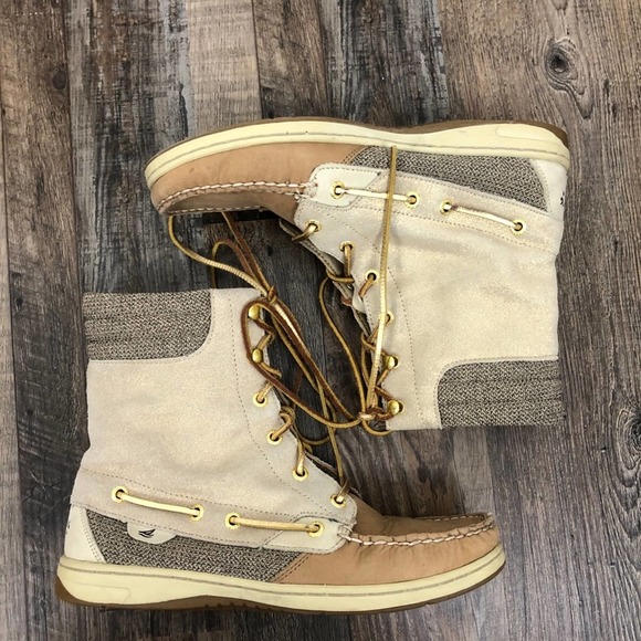 Sperry Shoes - SPERRY TOP SIDER BOOTS SPARKLE size 8.5